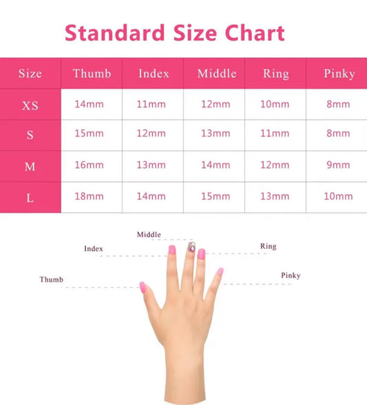 10 PCS Handmade Press-On Nails - Chic & Reusable Designs - MANDOTOS