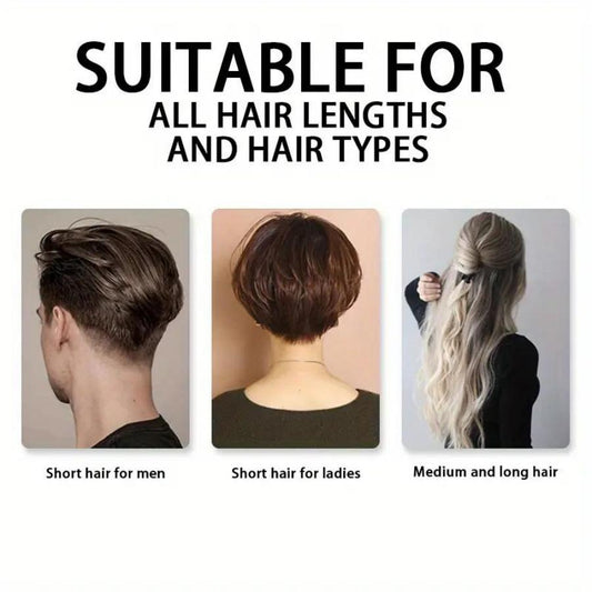 Revive & Shine 3-in-1 Black Hair Dye Shampoo - MANDOTOS