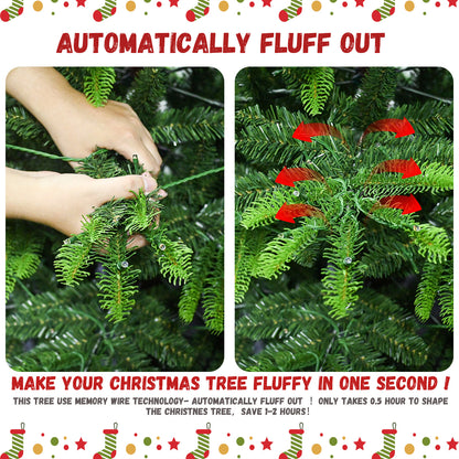 5 FT Pre-Lit Aspen Fir Artificial Christmas Tree - MANDOTOS