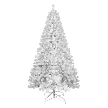 7.5ft Fireproof White Christmas Tree – Eco-Friendly Holiday Elegance! - MANDOTOS