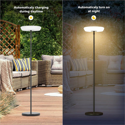 Minimalist Solar Powered Outdoor Floor Lamp - MANDOTOS