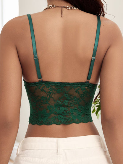 Viomisha Sexy Lace Bra - Adjustable Padded Elegance - MANDOTOS