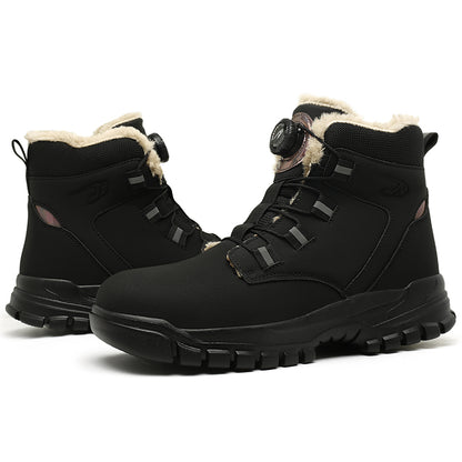 Men's Steel Toe Safety Shoes - Warm & Breathable Work Footwear - MANDOTOS