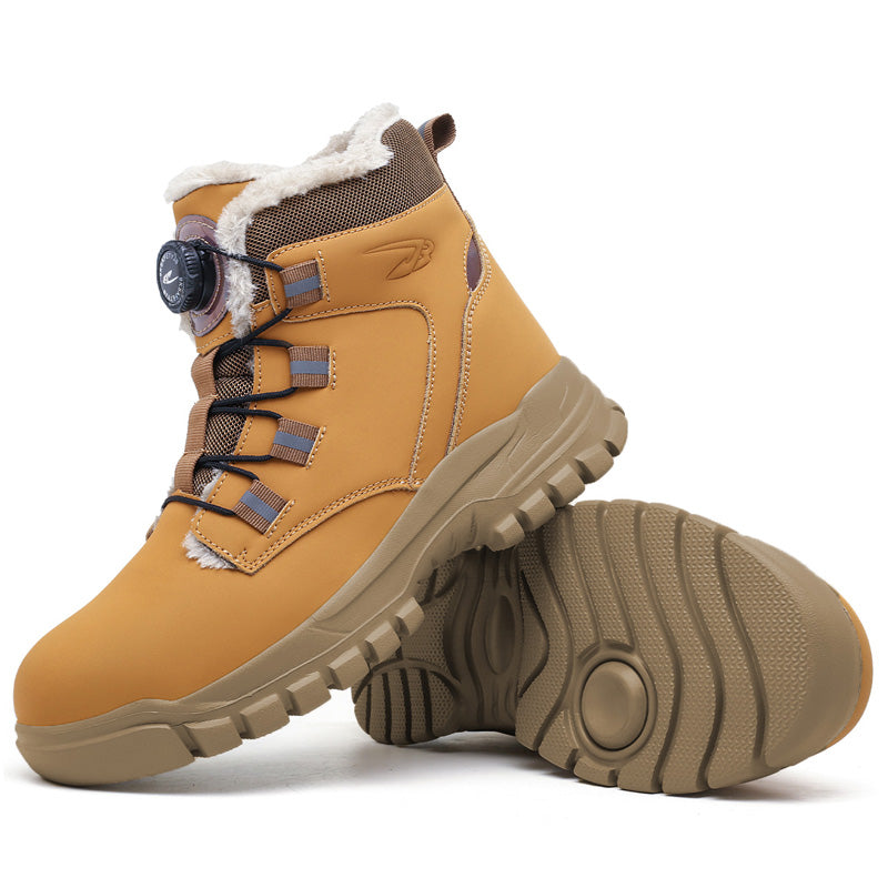 Men's Steel Toe Safety Shoes - Warm & Breathable Work Footwear - MANDOTOS