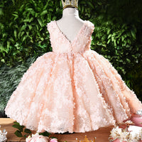 Baby girl’s first birthday dress from Ancient Energy, featuring a cute, colorful design for a one-year-old infant.
