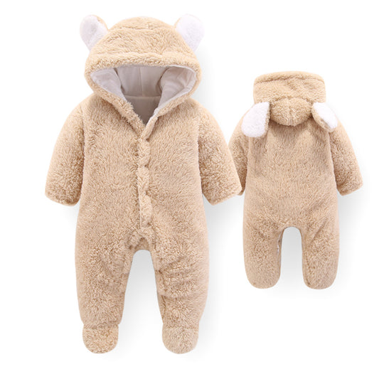 Baby boy jumpsuit romper from Ancient Energy, newborn outfit with soft fabric and cute design, suitable for infants.