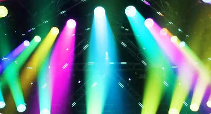 19x15W RGBW 4in1 Beam Wash Zoom Circle Control LED Moving Head Light Professional Machine DMX512 DJ Bar Stage Lights Effect - MANDOTOS