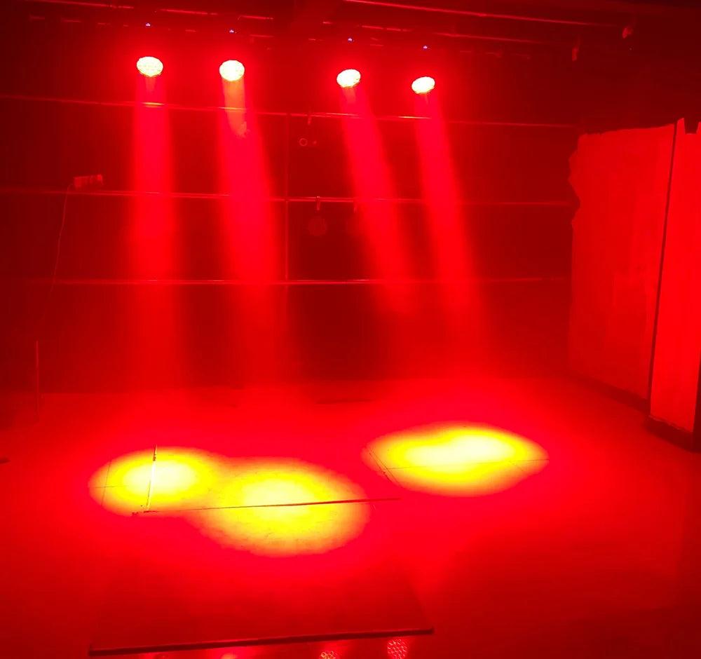 19x15W RGBW 4in1 Beam Wash Zoom Circle Control LED Moving Head Light Professional Machine DMX512 DJ Bar Stage Lights Effect - MANDOTOS