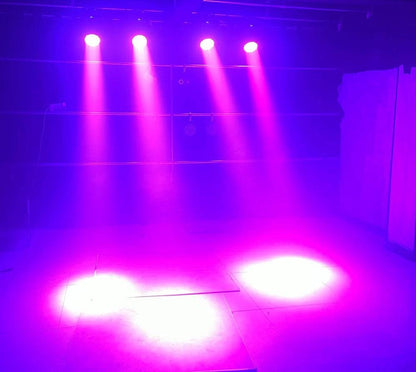 19x15W RGBW 4in1 Beam Wash Zoom Circle Control LED Moving Head Light Professional Machine DMX512 DJ Bar Stage Lights Effect - MANDOTOS