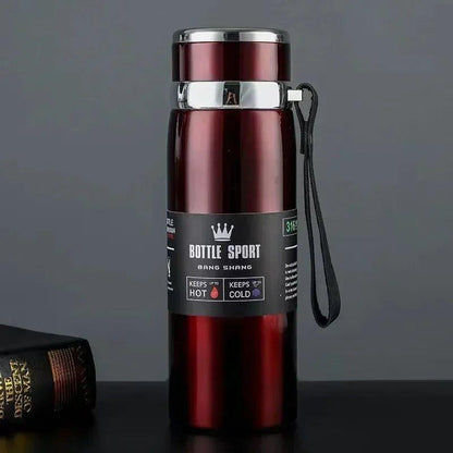 1L Thermal Water Bottle Keep Cold and Hot Thermos for Water Tea Coffee Vacuum Flasks Stainless Steel Thermos Bottle - MANDOTOS