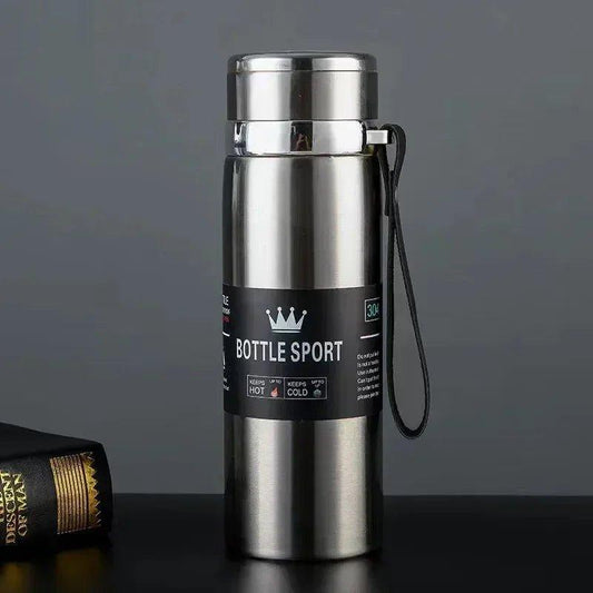 1L Thermal Water Bottle Keep Cold and Hot Thermos for Water Tea Coffee Vacuum Flasks Stainless Steel Thermos Bottle - MANDOTOS