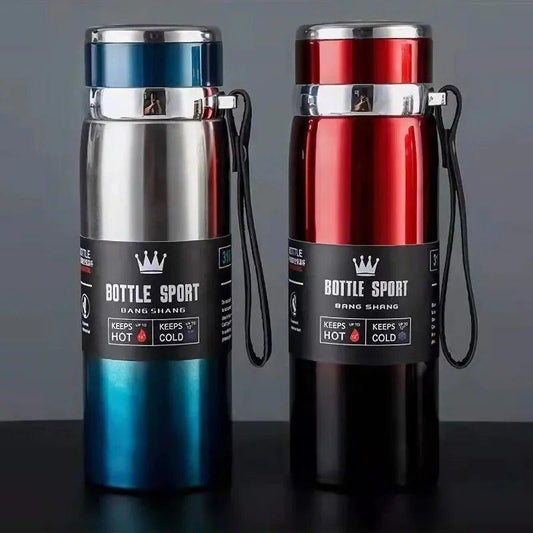 1L Thermal Water Bottle Keep Cold and Hot Thermos for Water Tea Coffee Vacuum Flasks Stainless Steel Thermos Bottle - MANDOTOS