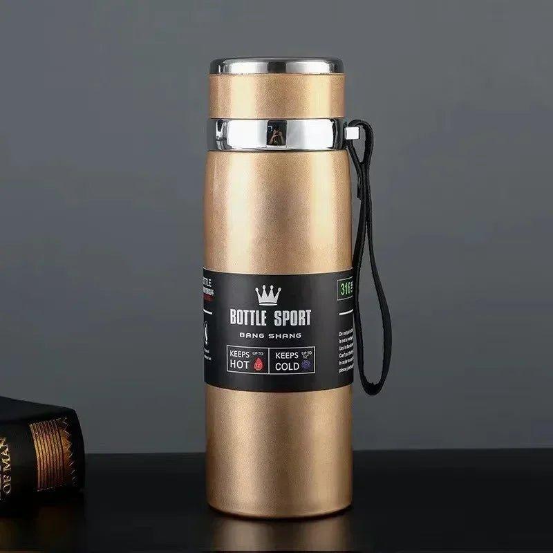 1L Thermal Water Bottle Keep Cold and Hot Thermos for Water Tea Coffee Vacuum Flasks Stainless Steel Thermos Bottle - MANDOTOS