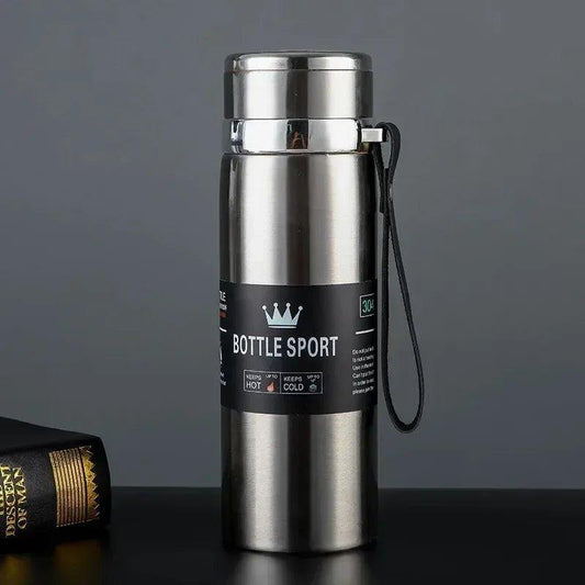1L Thermal Water Bottle Keep Cold and Hot Thermos for Water Tea Coffee Vacuum Flasks Stainless Steel Thermos Bottle - MANDOTOS