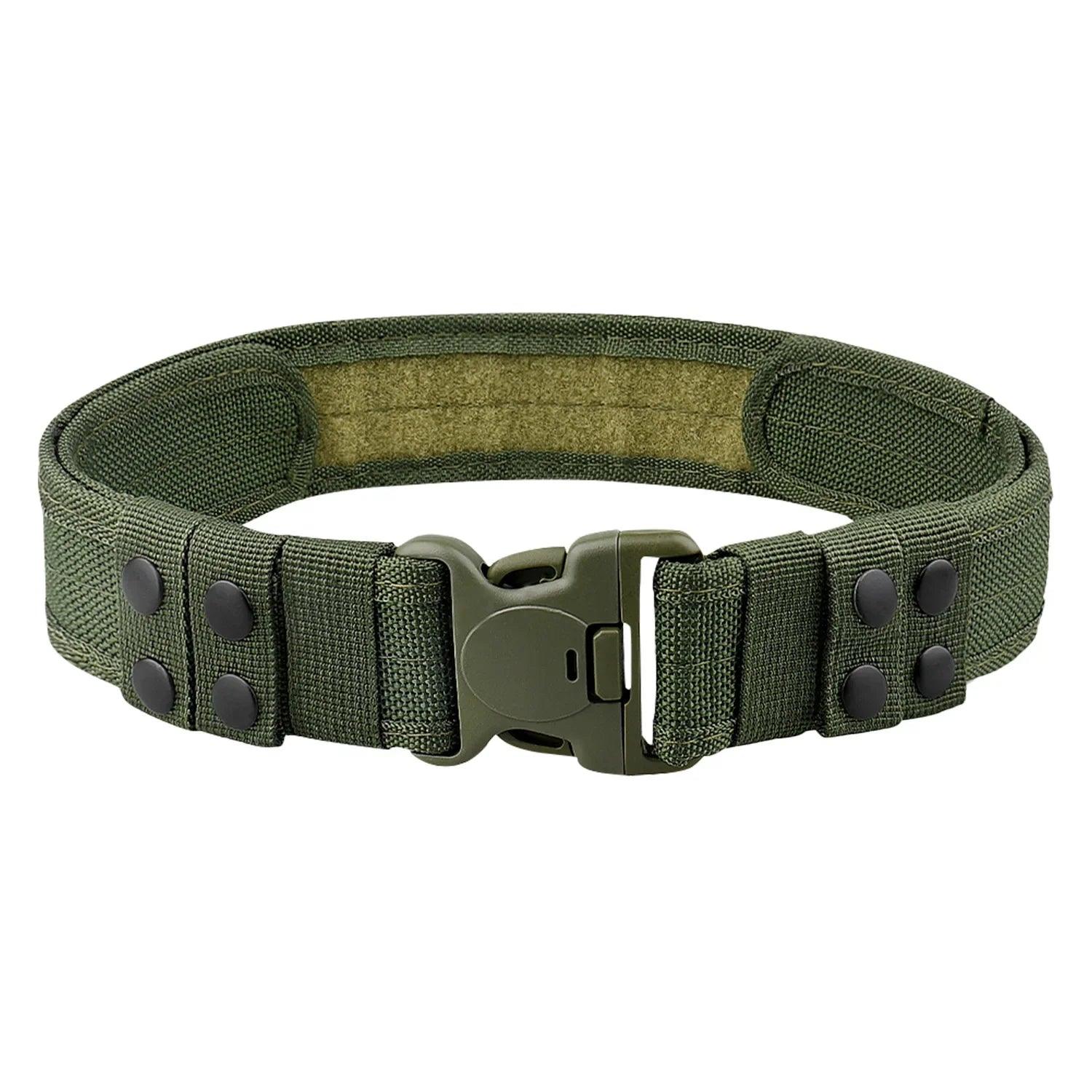 1pc Quick Release Tactical Belt for Men Fashion Style Combat Belt for Outdoor Activities and Fishing - MANDOTOS