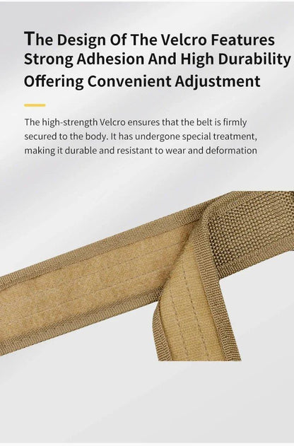 1pc Quick Release Tactical Belt for Men Fashion Style Combat Belt for Outdoor Activities and Fishing - MANDOTOS