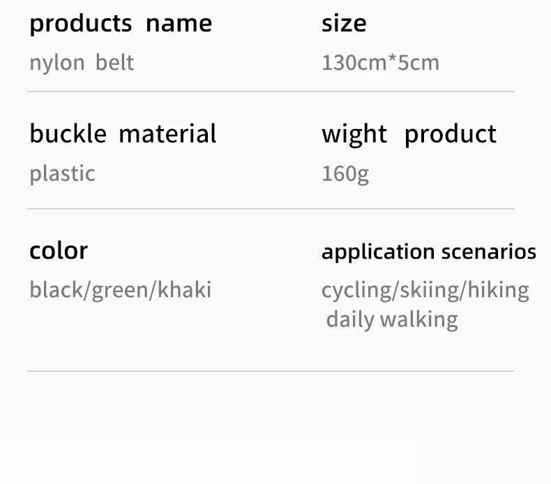 1pc Quick Release Tactical Belt for Men Fashion Style Combat Belt for Outdoor Activities and Fishing - MANDOTOS