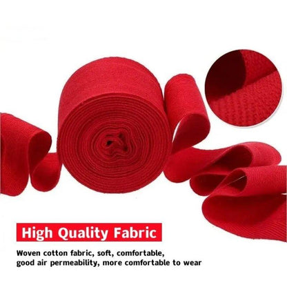 2 Rolls 2.5M Cotton Boxing Bandage Sports Strap Sanda Gauntlets MMA Hand Gloves Wraps Belt Wraps Bandage For Competition - MANDOTOS