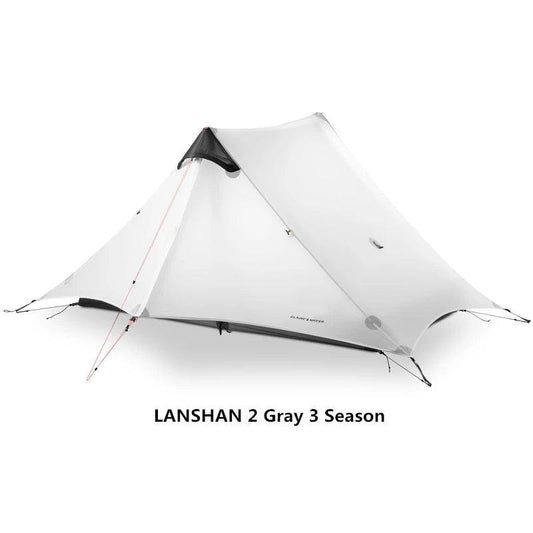 2021 FLAME'S CREED LanShan 2 Person Outdoor Ultralight Camping Tent 3 Season Professional 15D Silnylon Rodless Tent - MANDOTOS
