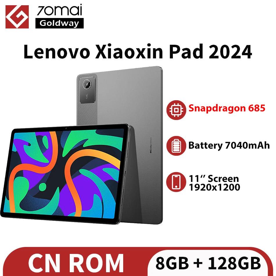 2024 Lenovo Xiaoxin Pad 8 GB 128GB ROM 11" LCD Screen Qualcomm Snapdragon 685 Octa Core WIFI Tablet Android CN Version Tab - MANDOTOS