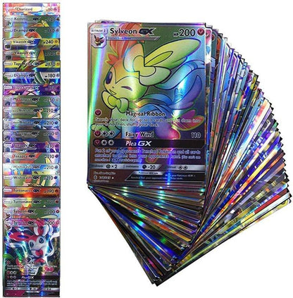 20Pcs English Pokemon Cards GX Tag Team Vmax EX Mega Shining Game Battle Carte Trading Collection Cards Toys Children Gifts - MANDOTOS