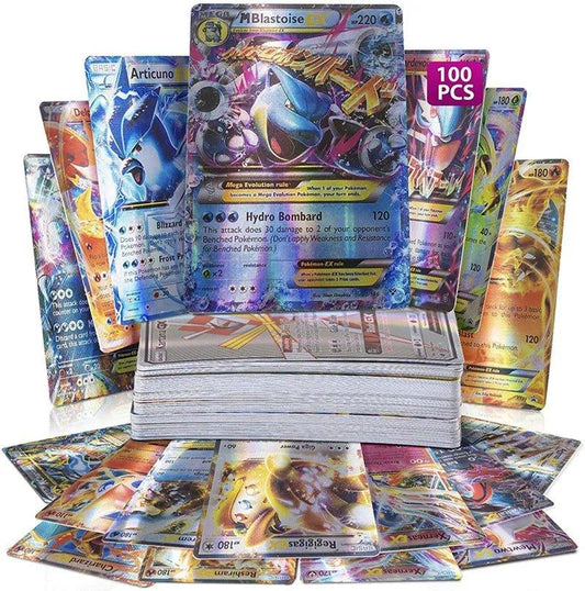 20Pcs English Pokemon Cards GX Tag Team Vmax EX Mega Shining Game Battle Carte Trading Collection Cards Toys Children Gifts - MANDOTOS