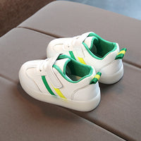 Kimmy White LED Sneakers by Ancient Energy featuring glowing soles and stylish design for casual wear