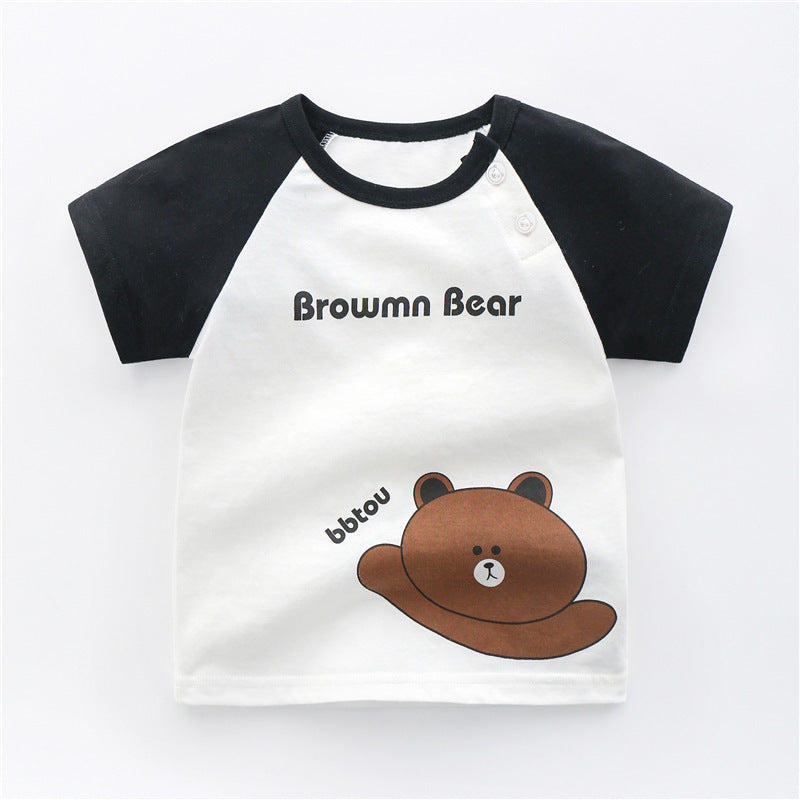 Children's cotton T-shirt by Ancient Energy, soft fabric with colorful print, ideal for comfortable everyday wear.