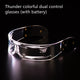 Colorful dual control glasses