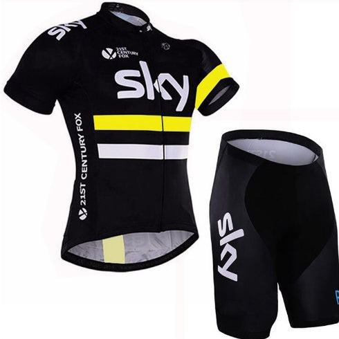 Ancient Energy short sleeve cycling suit, form-fitting with vibrant colors and breathable fabric, designed for outdoor cycling.