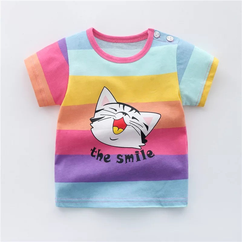 Children's cotton T-shirt by Ancient Energy, featuring a soft, breathable fabric and colorful design suitable for kids.