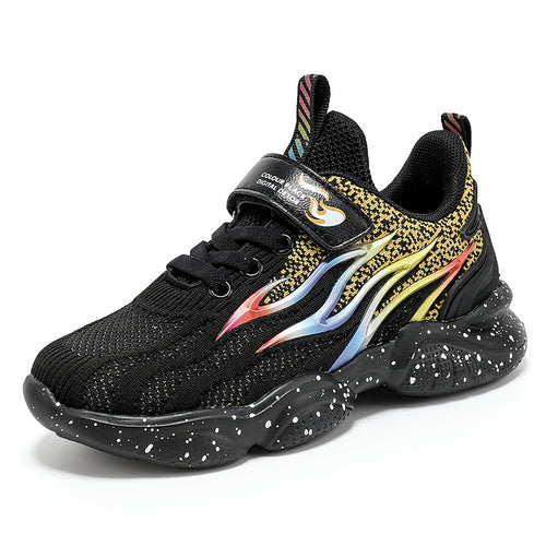 Ancient Energy boys' fashion mesh sneakers with a casual design, featuring breathable material and sporty style.