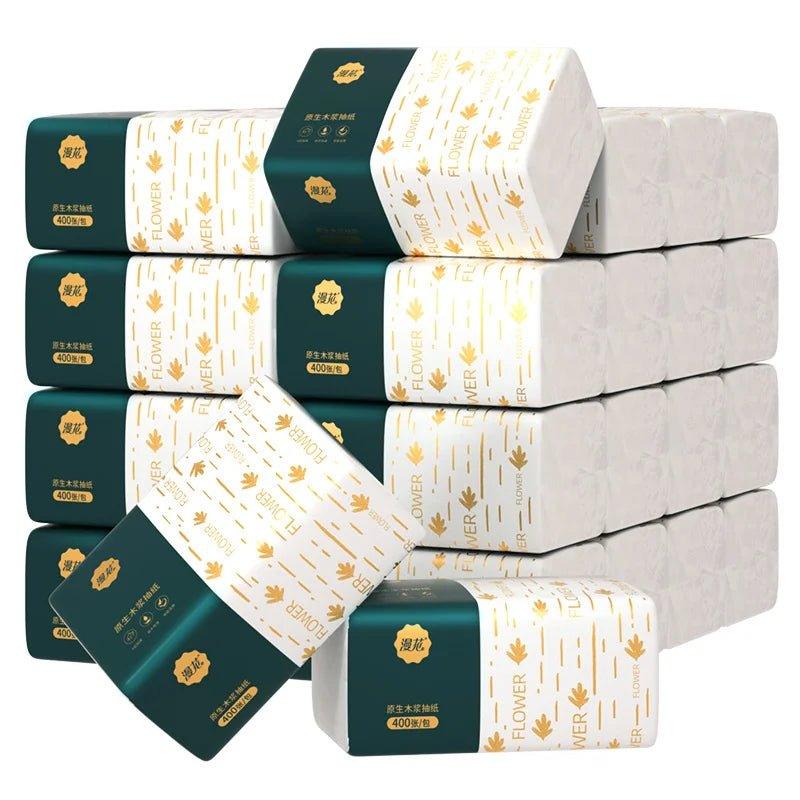 30 Boxes of Paper Towels Full Box Affordable Household Toilet Paper Household Napkins Paper Towels Toilet Paper - MANDOTOS