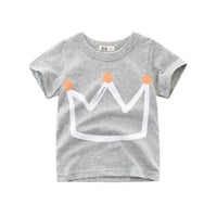 Ancient Energy boys' summer short sleeve T-shirt in vibrant colors, featuring a casual children's T-shirt design.