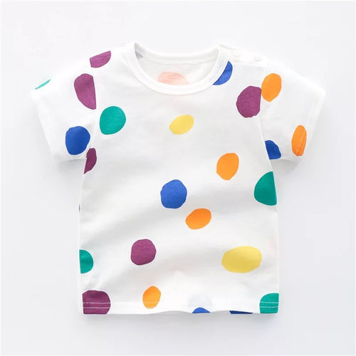 Children's cotton T-shirt by Ancient Energy, featuring a comfortable fit and soft fabric, shown in a colorful design.