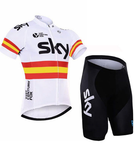 Ancient Energy short sleeve cycling suit with a sleek design, made for comfortable and aerodynamic riding.