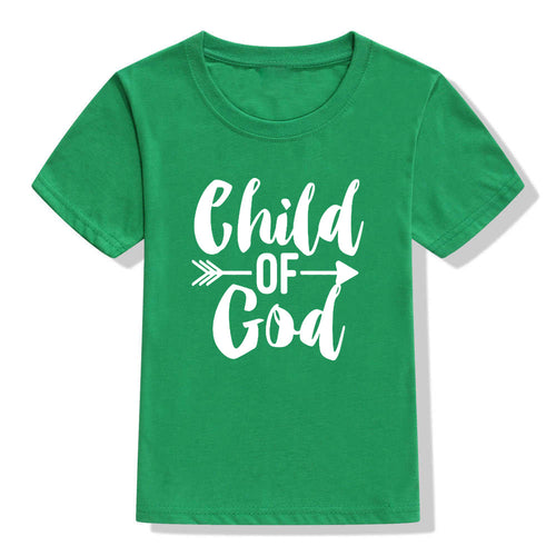 Kids' Christian short sleeve holiday faith shirt by Ancient Energy featuring colorful holiday-themed design for children