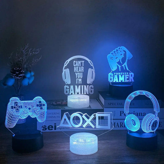 3D LED RGB Gamer Light - MANDOTOS