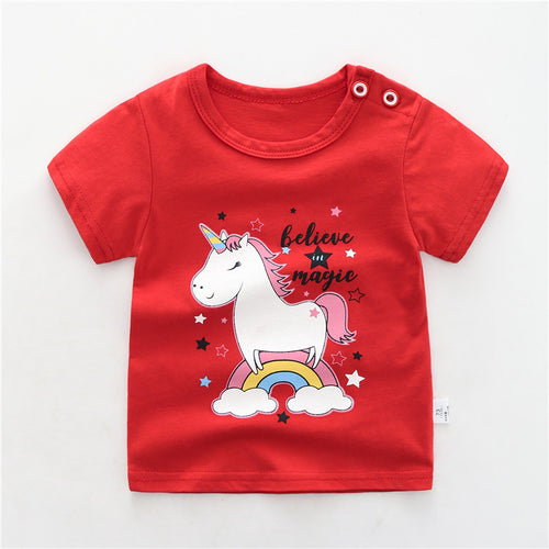 Children's cotton T-shirt by Ancient Energy, featuring a comfortable fit and colorful design for kids.