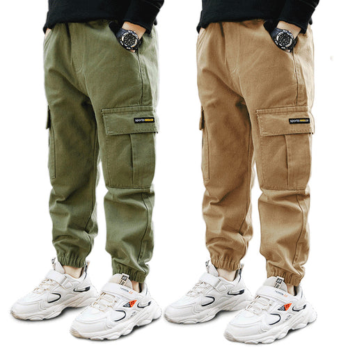 Children's summer trousers by Ancient Energy, large children's overalls with lightweight fabric and casual style, suitable for warm weather.