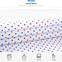 Slim-fit Business Dress Men's Shirt Fashionable Printed Thin Casual Shirt Youth Long-sleeved Fashionable All-match Top for Men