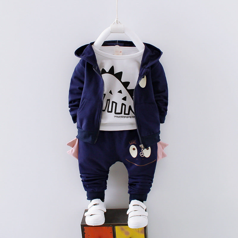 Cotton boys' autumn and summer children's clothing by Ancient Energy, featuring comfortable, casual outfits for spring and fall.
