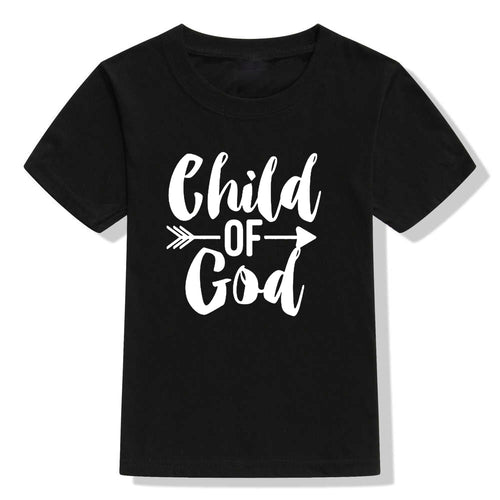 Kids' Christian holiday faith shirt by Ancient Energy featuring colorful short sleeve design with festive religious graphics.