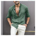 Classic Buttoned Collar Men's Shirt
