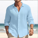 Plus Size Men's Casual Lapel Shirt