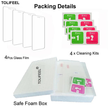 4PCS Tempered Glass for Google Pixel 9 8 Pro 9A 8A 7 7A 6 6A 5 4A 4 XL 3 9H Protective Transparent Screen Protector Film Glass - MANDOTOS