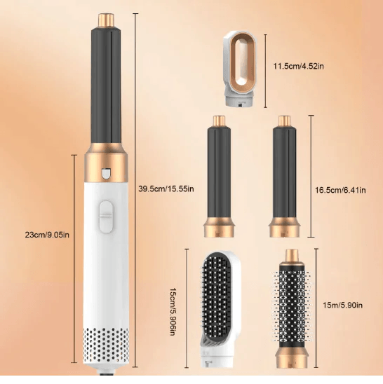 5-in-1 Hair Styler Brush - MANDOTOS