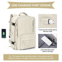 Ancient Energy fashion large capacity travel backpack with multiple compartments and padded shoulder straps for students.