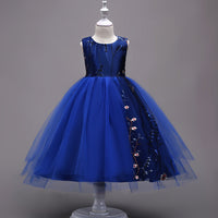 Embroidered kids dress for ages 4 to 15 from Ancient Energy, featuring colorful floral embroidery and a comfortable fit.