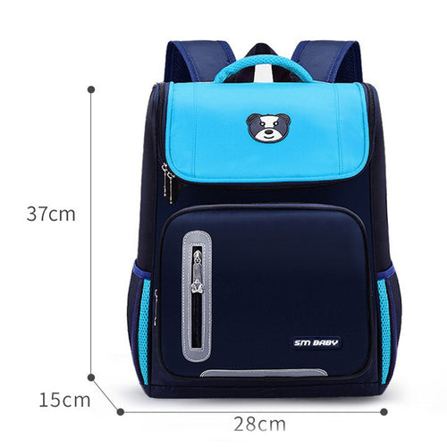 Ancient Energy primary school students' backpack for kids aged 6-12 with colorful design and adjustable straps.